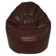 Round Pear - Brown PU Leather